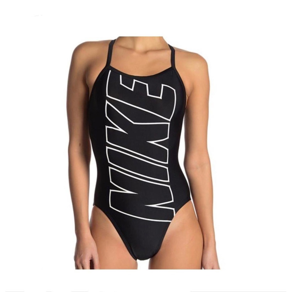 Nike‎ Women's One-Piece Swimsuit Black Size 4